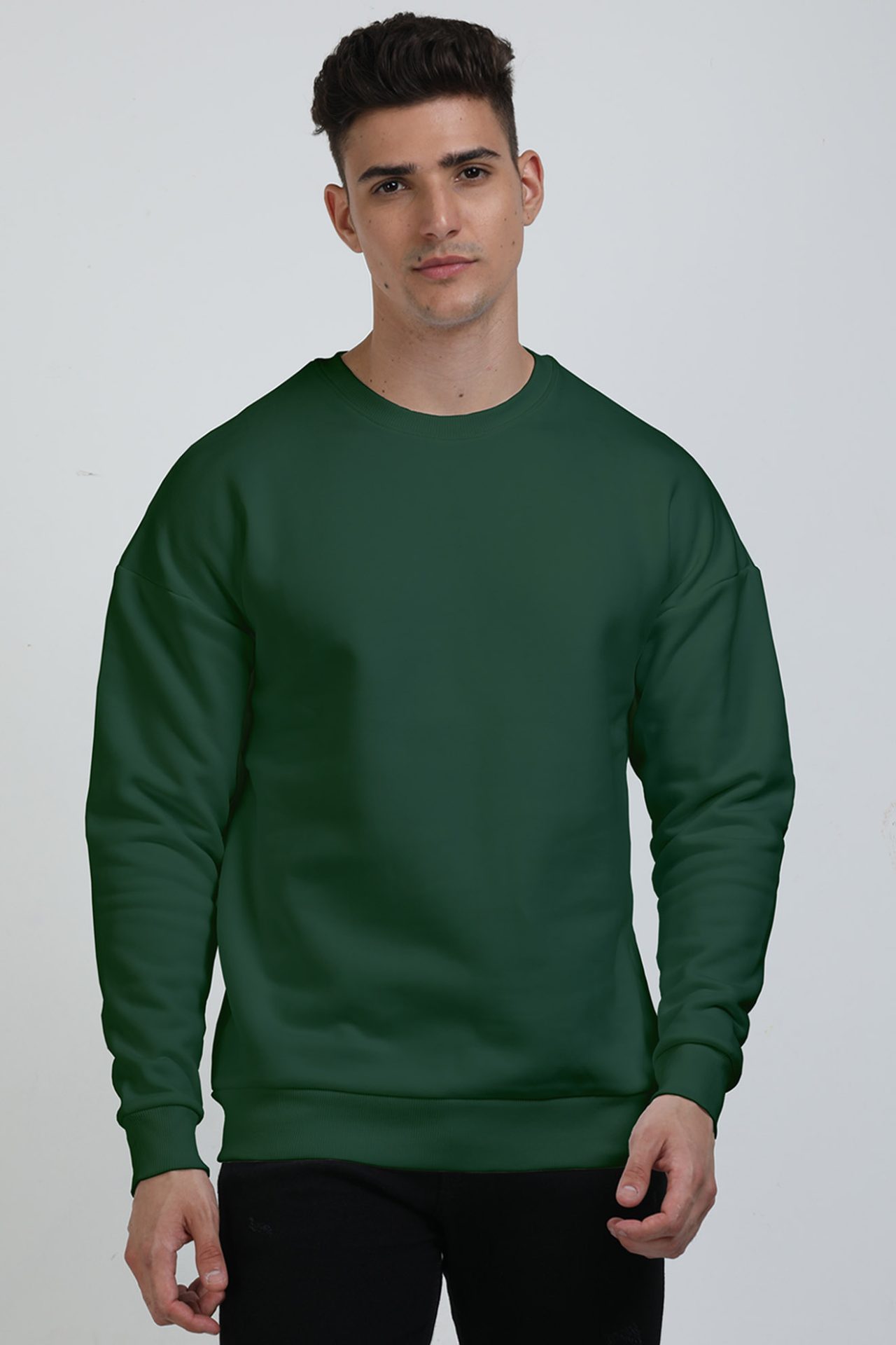 🌳👕 Elevate Your Streetwear Style with Premium Bottle Green Unisex Oversized Sweatshirts (S-3XL) | Manmarzee India 🇮🇳 🌳👕 Elevate Your Streetwear Style with Premium Bottle Green Unisex Oversized Sweatshirts (S-3XL) | Manmarzee India 🇮🇳