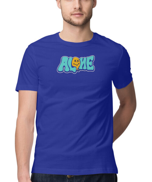 Shop the Best Funny and Sarcastic T-shirts for Men and Women at Manmarzee – The Ultimate Online T-shirt Store in India ALONE, BUT STILL SMILING...SARCASTICALLY! 😏😊