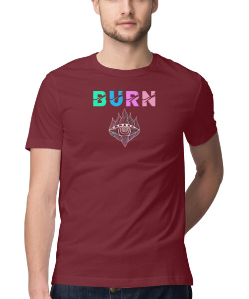 Alternative view of BURN THE EVIL EYE tshirt : WARD OFF NEGATIVITY IN STYLE 🔥👁️