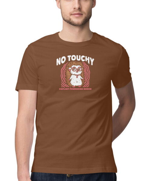 Shop the Best Funny and Sarcastic T-shirts for Men and Women at Manmarzee – The Ultimate Online T-shirt Store in India 🚫 NO TOUCHY, EXPLICIT PERMISSION DENIED TSHIRT FOR MEN