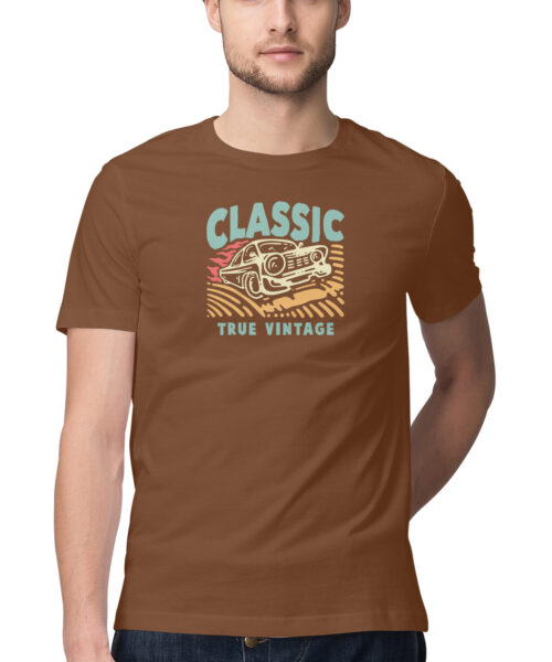 Shop the Best Funny and Sarcastic T-shirts for Men and Women at Manmarzee – The Ultimate Online T-shirt Store in India Alternative view of TIMELESS STYLE: CLASSIC TRUE VINTAGE T-SHIRT FOR MEN 👕🕰️