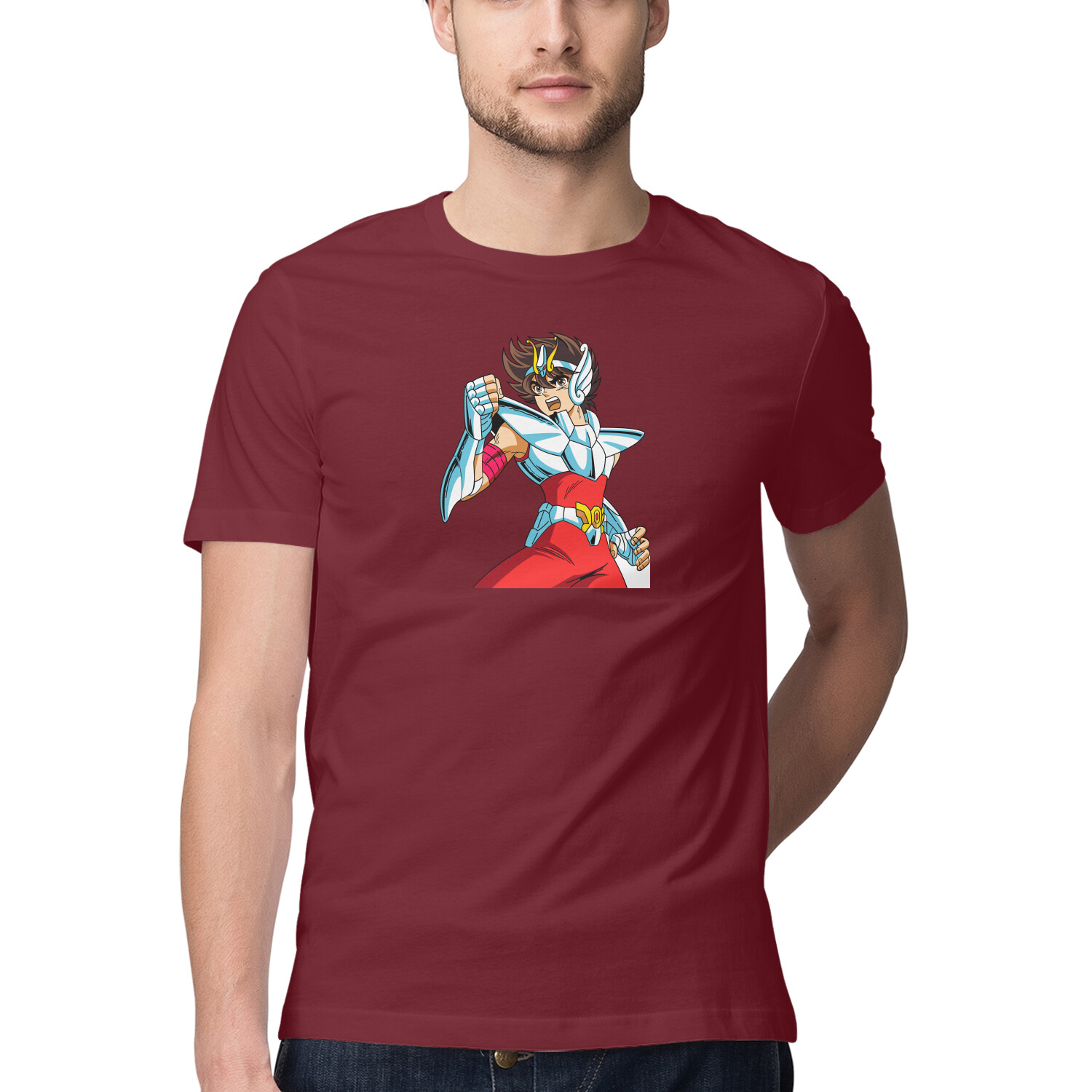 🌟 PEGASUS SEIYA: THE BRONZE SAINT ANIME T-SHIRT | MEN & WOMEN IN INDIA ⚔️ 🌟 PEGASUS SEIYA: THE BRONZE SAINT ANIME T-SHIRT | MEN & WOMEN IN INDIA ⚔️ - Image 3