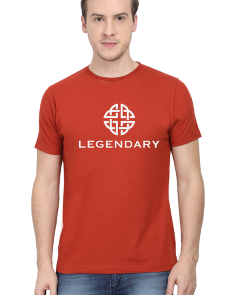 Legendary Typography T-Shirt 🔥👑 | Emblem Style Motivational Attitude Tee India