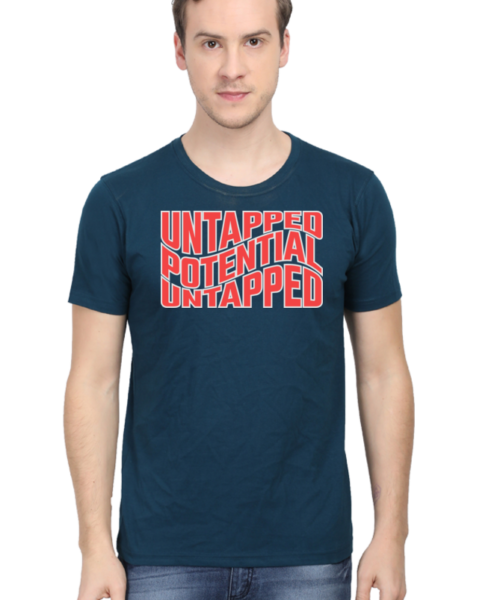 Alternative view of 🔓Untapped Potential Funny Graphic Printed T-Shirts for Men & Women (S to 5XL) 🛒 | Manmarzee