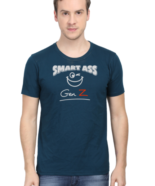 Alternative view of 🤓 Smart Ass Gen-Z Funny Graphic Printed T-Shirts for Men & Women (S to 5XL) 🛒 | Manmarzee