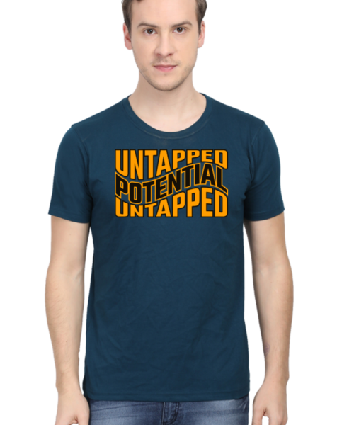 Shop the Best Funny and Sarcastic T-shirts for Men and Women at Manmarzee – The Ultimate Online T-shirt Store in India Alternative view of 🔓 Untapped Potential Funny Graphic Printed T-Shirts for Men & Women (S to 5XL) 🛒 | Manmarzee
