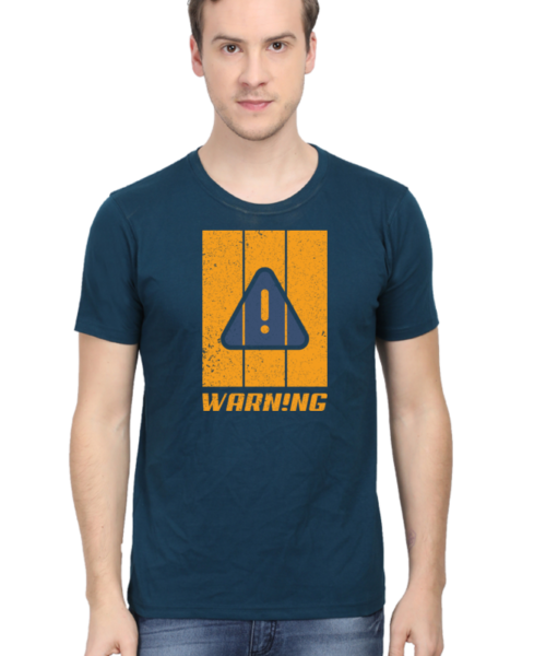 Alternative view of 🚨 Warning Sign Funny Graphic Printed T-Shirts for Men & Women (S to 5XL) 🛒 | Manmarzee