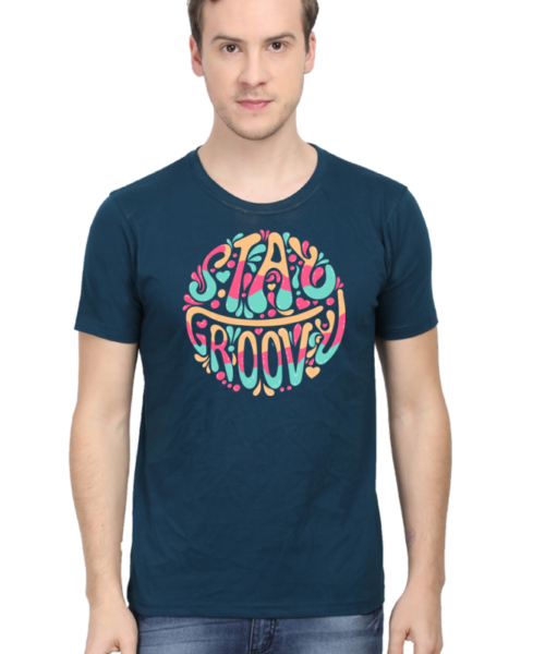 Shop the Best Funny and Sarcastic T-shirts for Men and Women at Manmarzee – The Ultimate Online T-shirt Store in India Alternative view of 🕺 Stay Groovy Funny Graphic Printed T-Shirts for Men & Women (S to 5XL) 🛒 | Manmarzee