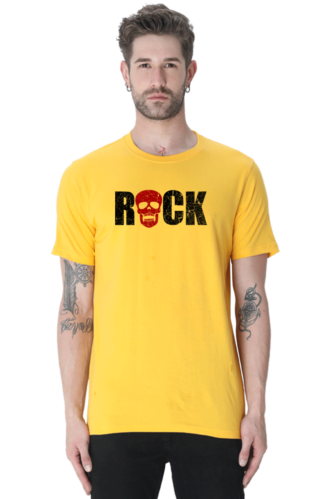 Rock the Road, Crush the Bones: Unisex Skull Rock Tee (S-3XL) 🇮🇳 Let Your Rebel Yell With Every Mile Rock the Road, Crush the Bones: Unisex Skull Rock Tee (S-3XL) 🇮🇳 Let Your Rebel Yell With Every Mile - Image 4