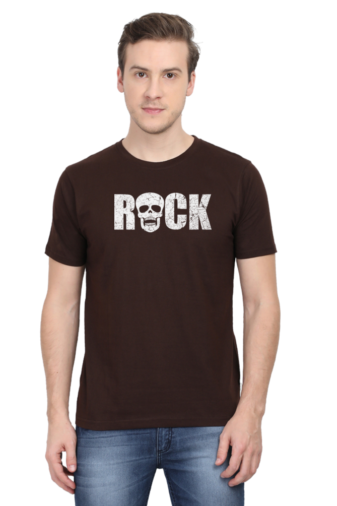 Rock the Bone: Unisex Skull Typography Tee (S-3XL) 🇮🇳 Own the Darkness, Let Your Spirit Roar Rock the Bone: Unisex Skull Typography Tee (S-3XL) 🇮🇳 Own the Darkness, Let Your Spirit Roar - Image 3