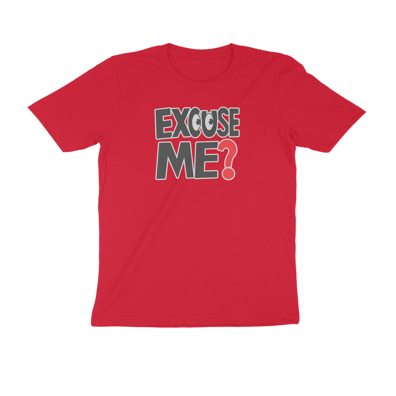 Excuse Me Funny Quotes T-Shirt 😉 | Quirky T-Shirts for Men & Women | Black & Red | S-5XL | India Excuse Me Funny Quotes T-Shirt 😉 | Quirky T-Shirts for Men & Women | Black & Red | S-5XL | India - Image 2