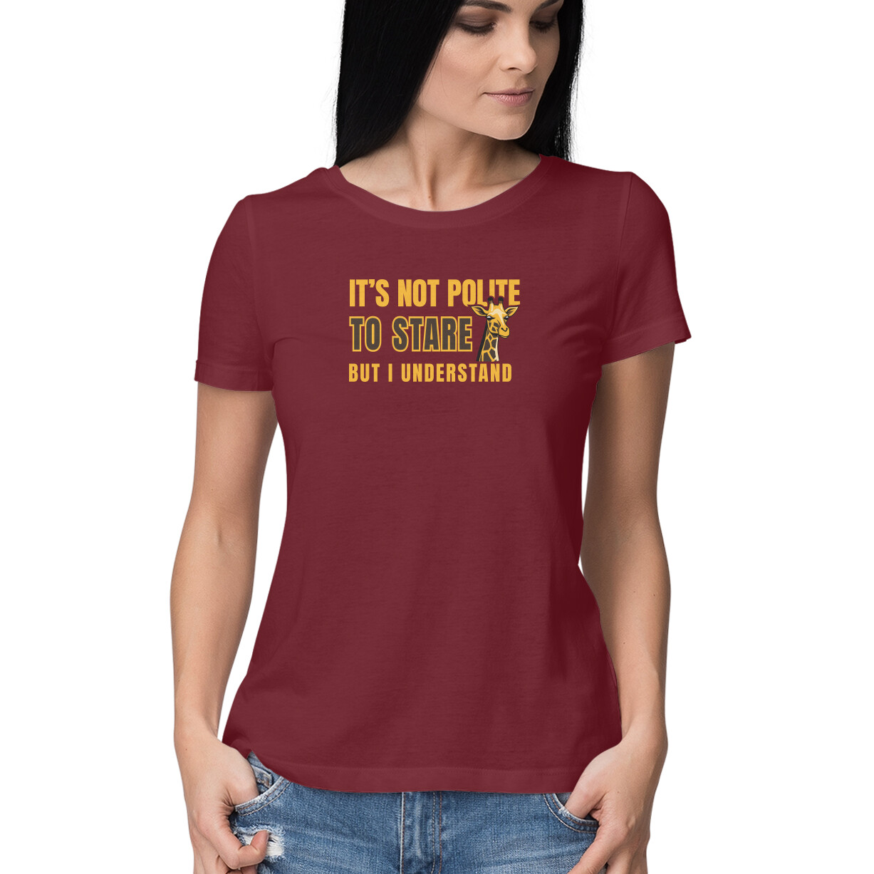 It’s Not Polite to Stare But I Understand Funny Typography T Shirt for Men & Women – Manmarzee It’s Not Polite to Stare But I Understand Funny Typography T Shirt for Men & Women – Manmarzee - Image 4