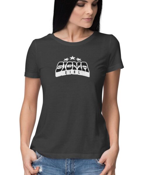 Shop the Best Funny and Sarcastic T-shirts for Men and Women at Manmarzee – The Ultimate Online T-shirt Store in India Sigma Girl Rules Empowering Typography T Shirt for Women – Manmarzee