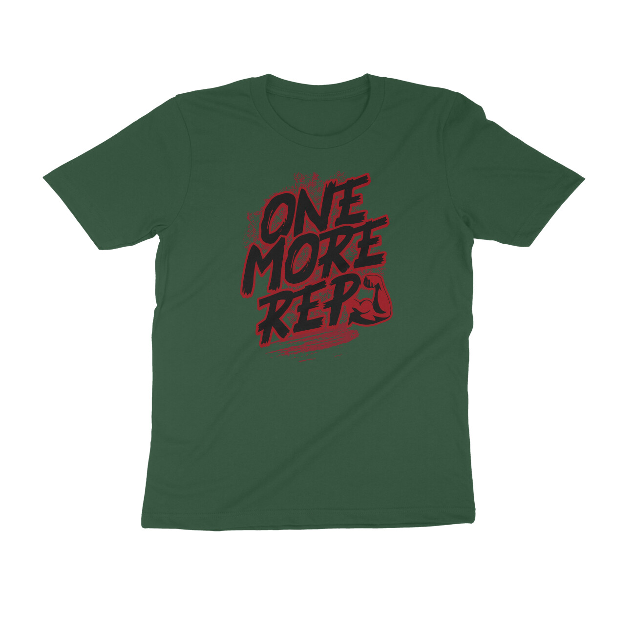 One More Rep T-Shirt | Gym Motivation Cotton Tee for Men & Women India 💪👕 One More Rep T-Shirt | Gym Motivation Cotton Tee for Men & Women India 💪👕 - Image 3