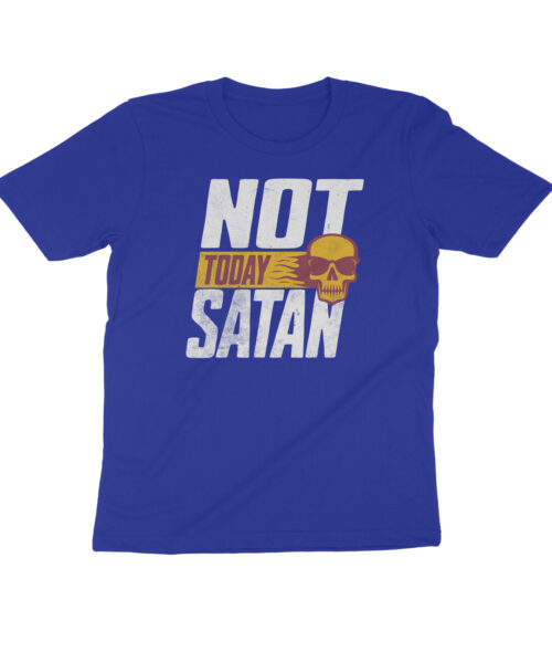 Shop the Best Funny and Sarcastic T-shirts for Men and Women at Manmarzee – The Ultimate Online T-shirt Store in India Not Today Satan T-Shirt | Funny Quirky Cotton Graphic Tee for Men & Women 👕🔥